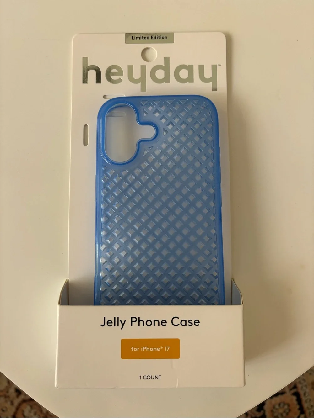 heyday Limited Edition Blue Jelly iPhone 17 Case